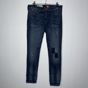Pilcro Anthropologie Women’s Stet Skinny Jeans Patchwork Size 30